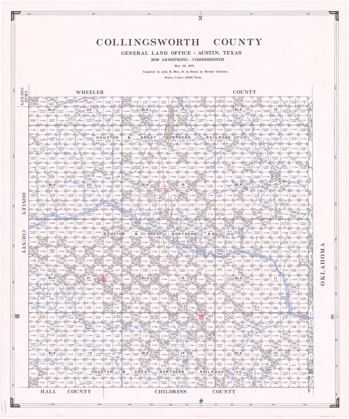 73111, Collingsworth County, General Map Collection
