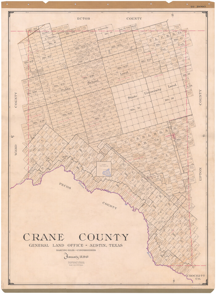 73119, Crane County, General Map Collection