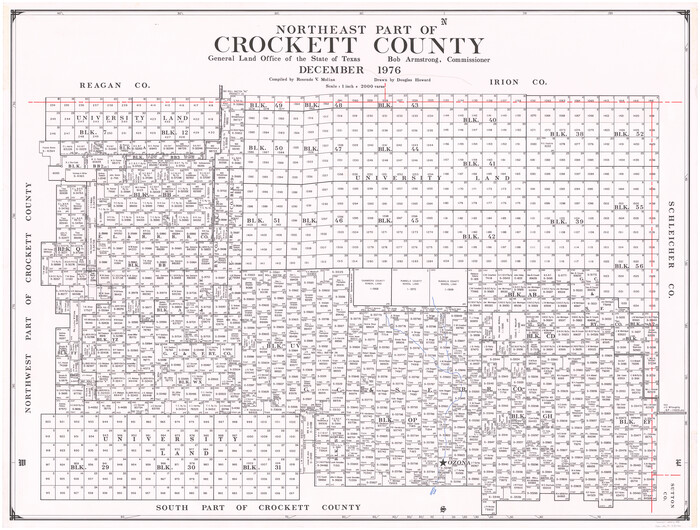 73120, Northeast Part of Crockett County, General Map Collection