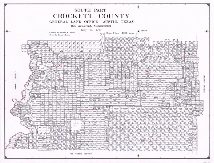 73122, South Part Crockett County, General Map Collection