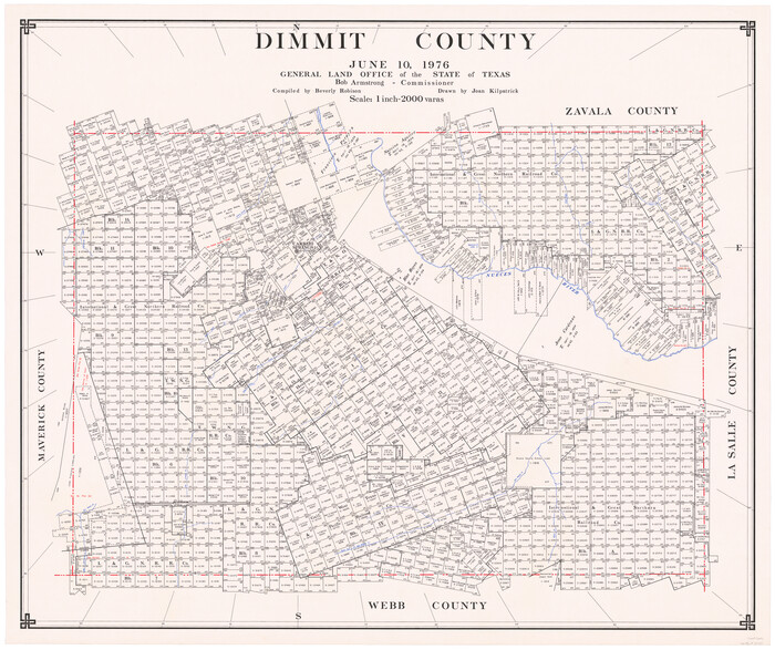 73133, Dimmit County, General Map Collection