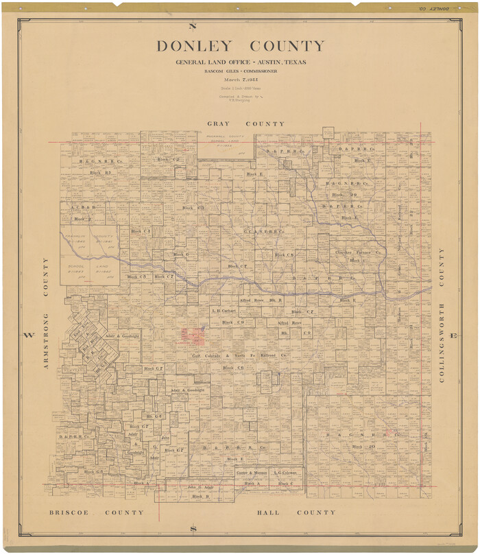 73134, Donley County, General Map Collection