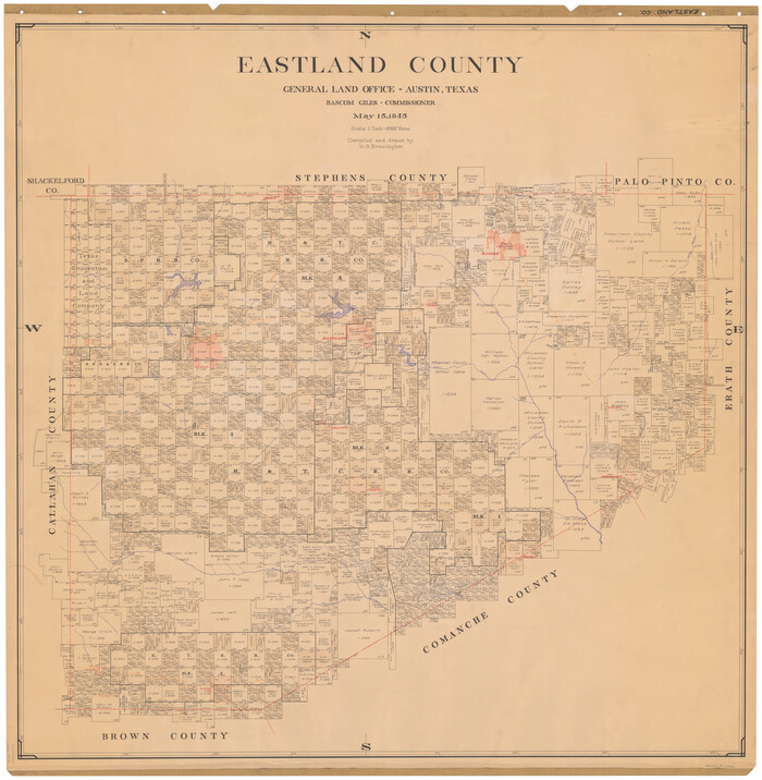 73136, Eastland County, General Map Collection