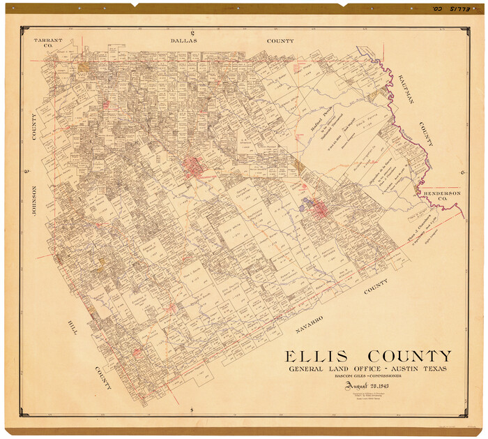 73140, Ellis County, General Map Collection