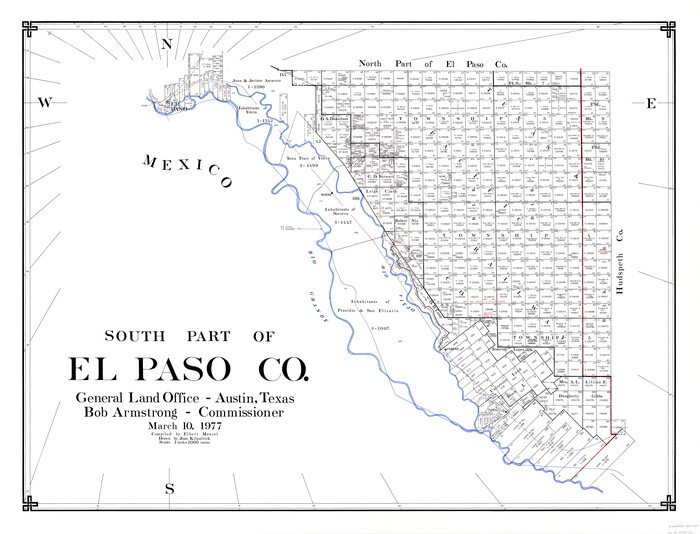 73142, South Part of El Paso Co., General Map Collection
