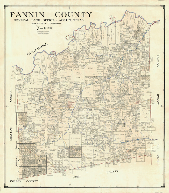 73145, Fannin County, General Map Collection

