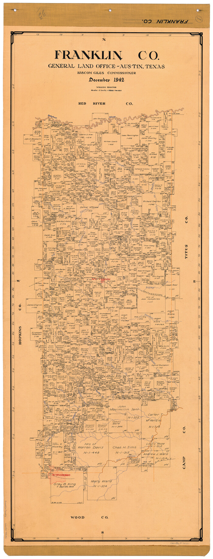73151, Franklin Co., General Map Collection