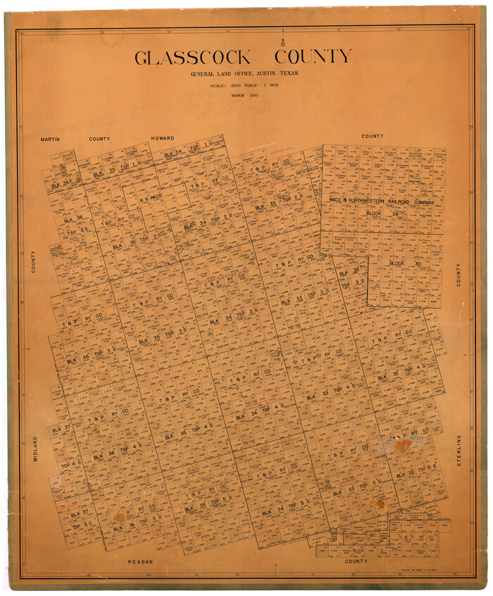 73158, Glasscock County, General Map Collection