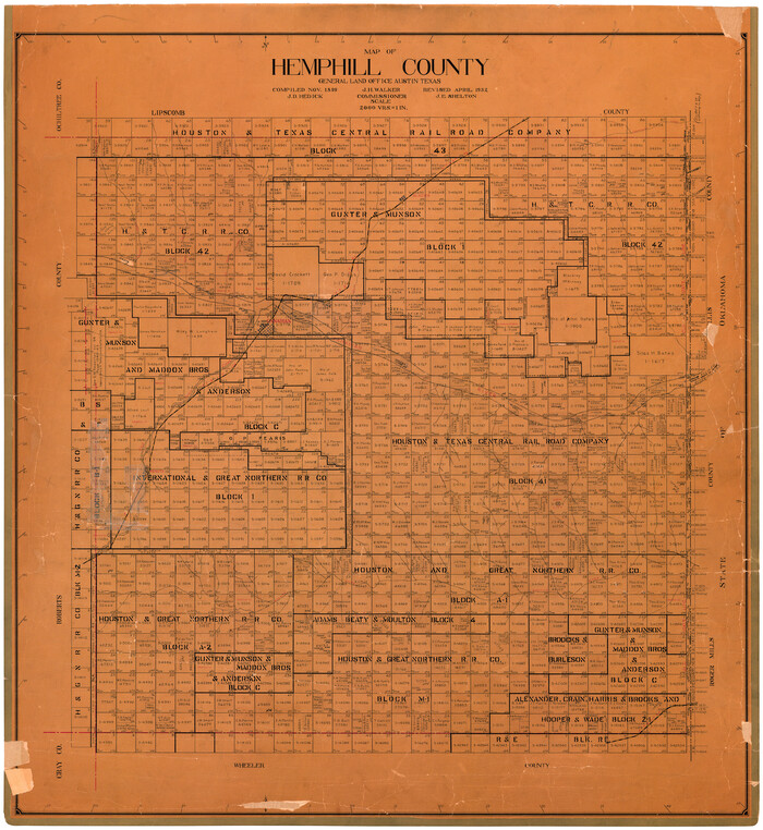 73177, Hemphill County, General Map Collection