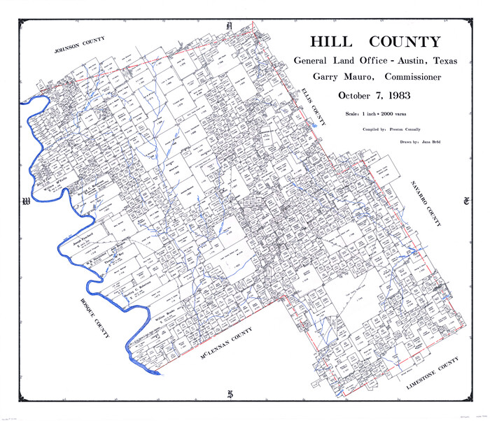 73180, Hill County, General Map Collection
