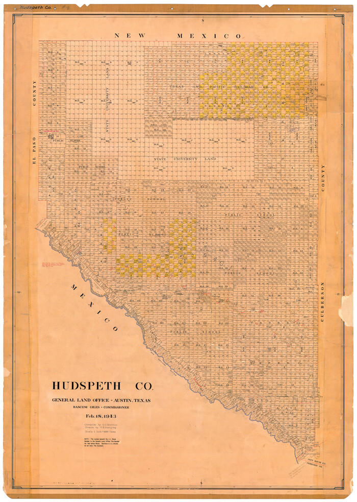 73186, Hudspeth Co., General Map Collection