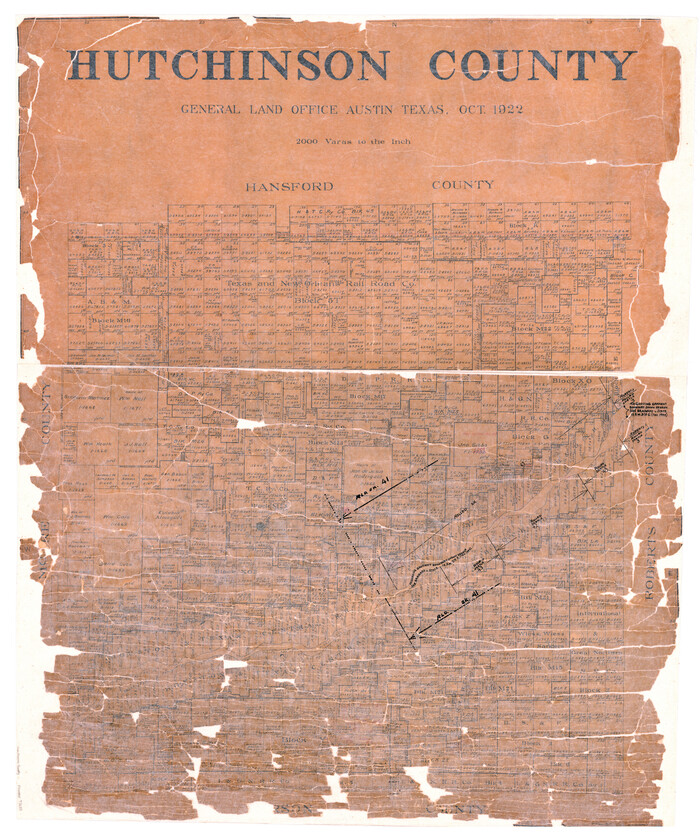 73188, Hutchinson County, General Map Collection