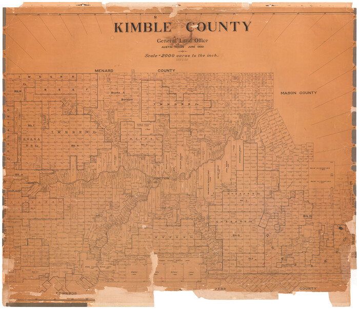 73207, Kimble County, General Map Collection