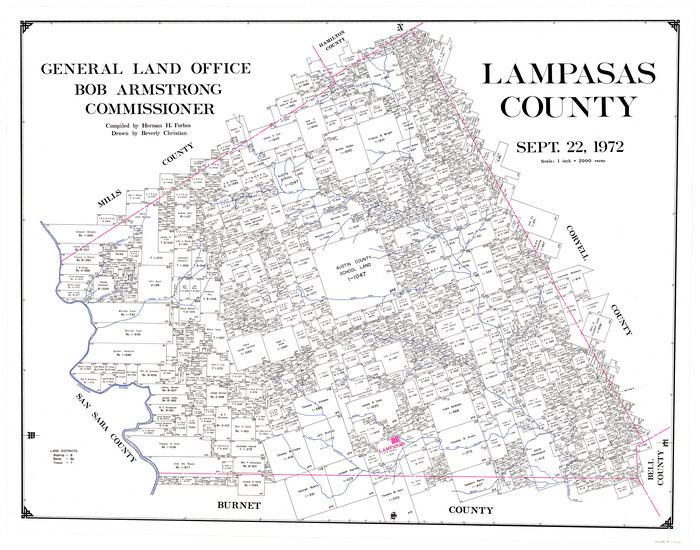 73214, Lampasas County, General Map Collection
