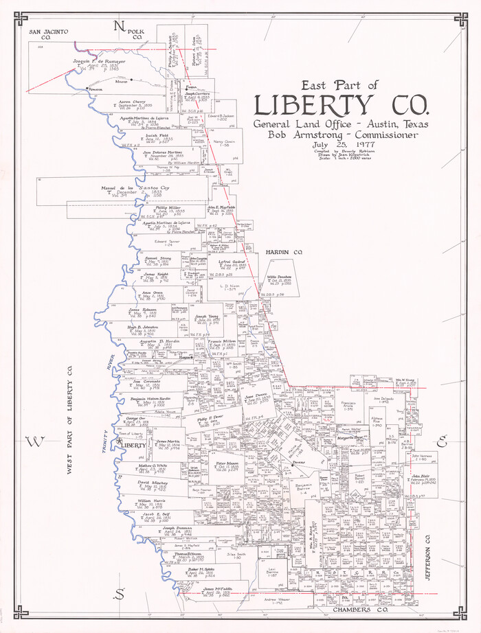 73219, East Part of Liberty Co., General Map Collection