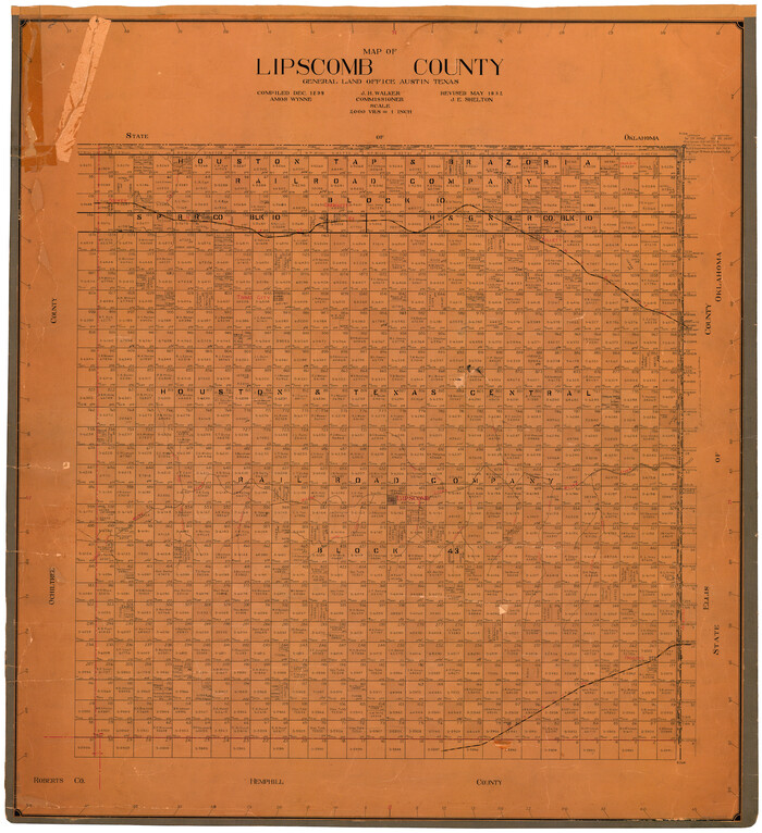 73222, Lipscomb County, General Map Collection
