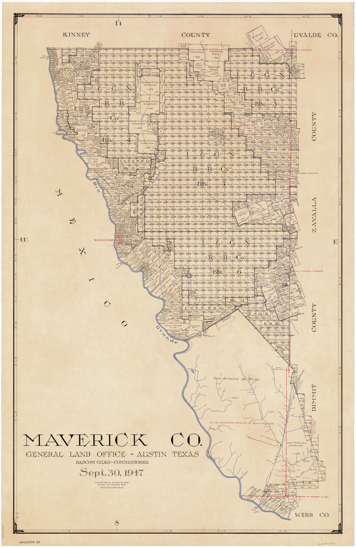 73233, Maverick Co., General Map Collection