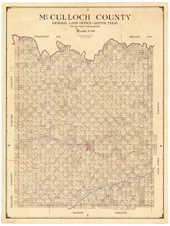 73234, McCulloch County, General Map Collection