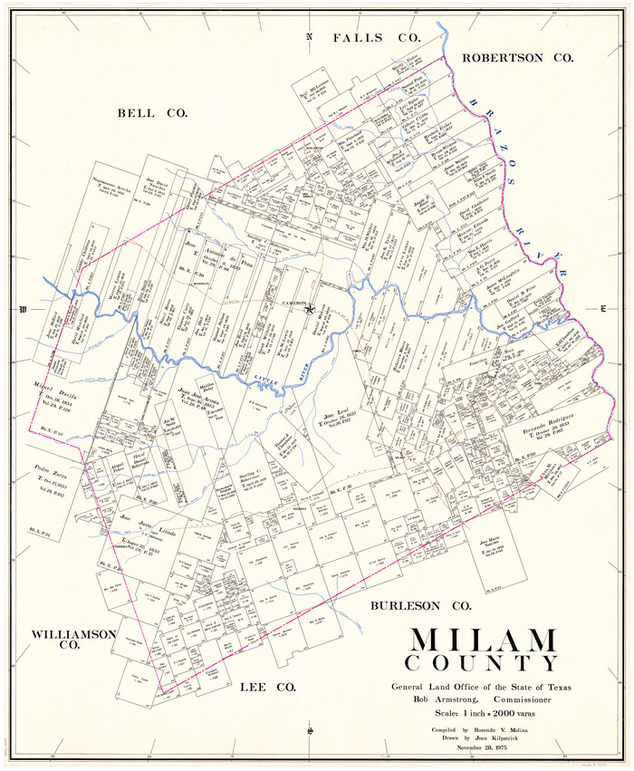 73240, Milam County, General Map Collection
