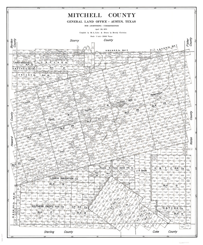 73242, Mitchell County, General Map Collection