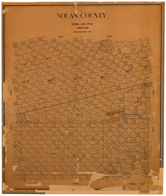 73251, Nolan County, General Map Collection
