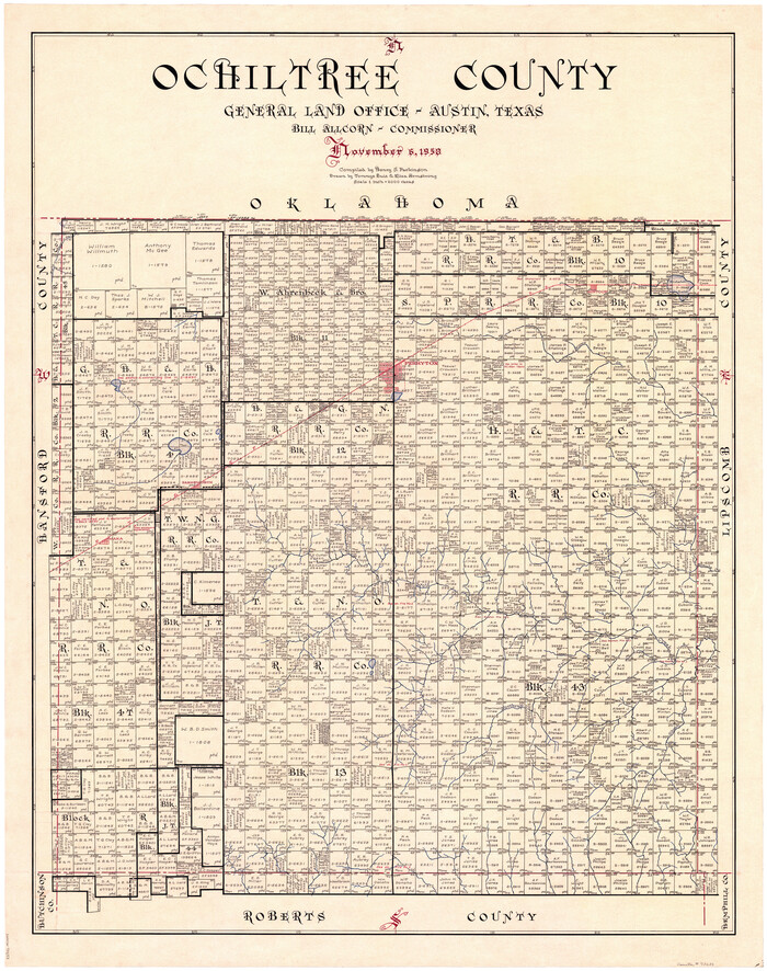 73253, Ochiltree County, General Map Collection