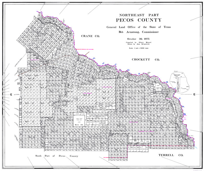 73260, Northeast Part Pecos County, General Map Collection