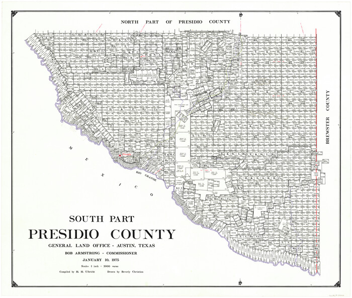 73266, South Part Presidio County, General Map Collection