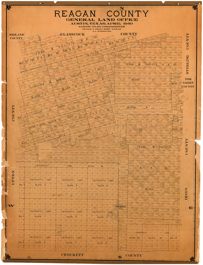 73270, Reagan County, General Map Collection