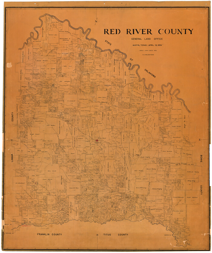 73272, Red River County, General Map Collection
