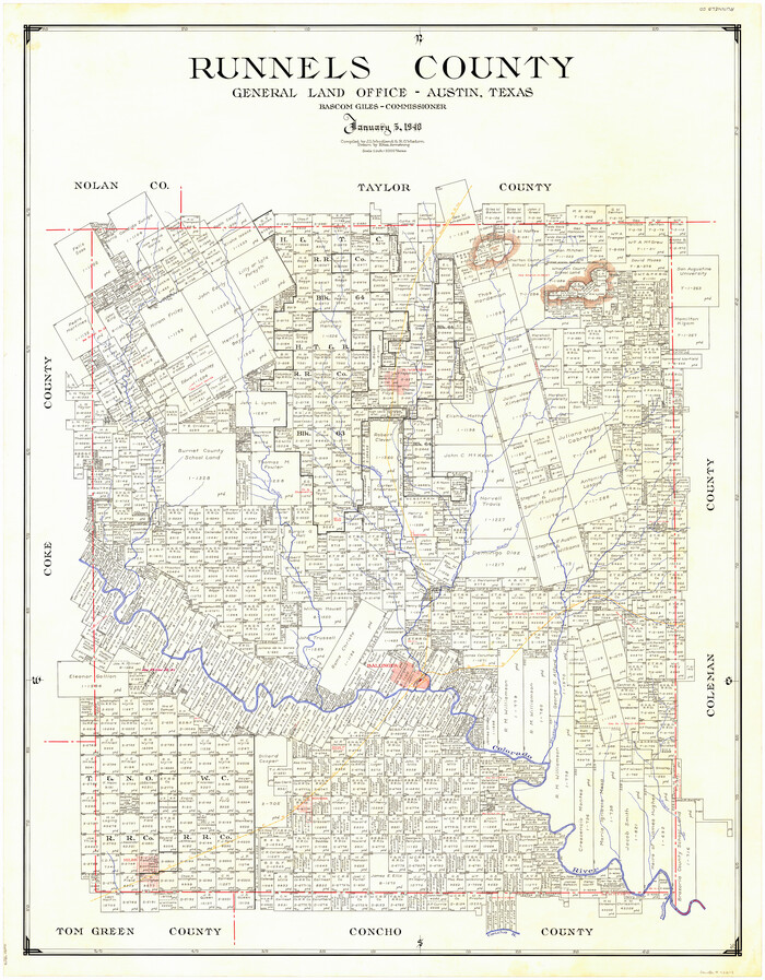 73278, Runnels County, General Map Collection