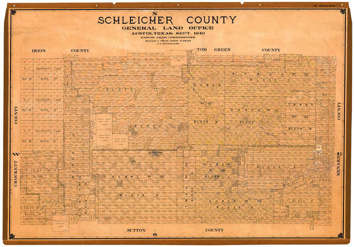 73285, Schleicher County, General Map Collection