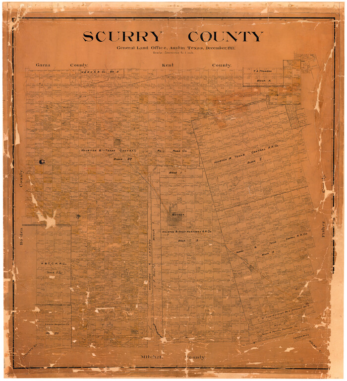 73286, Scurry County, General Map Collection