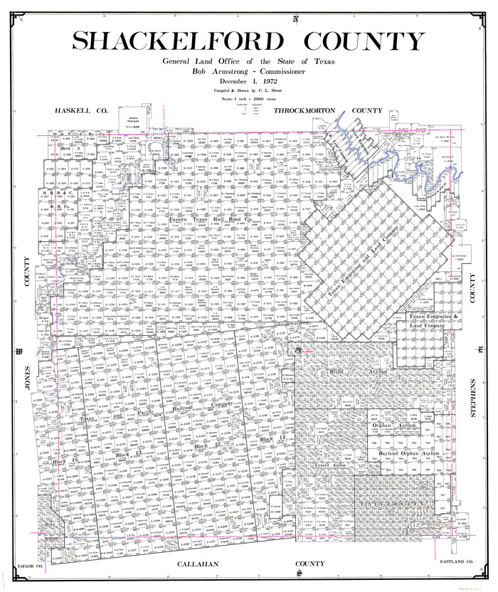 73287, Shackelford County, General Map Collection