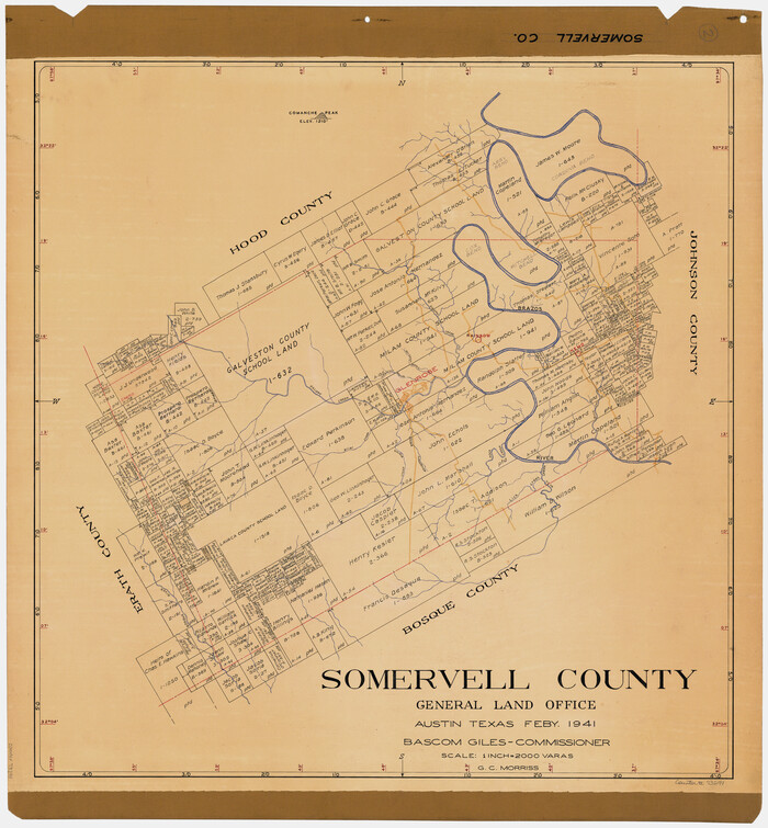 73291, Somervell County, General Map Collection
