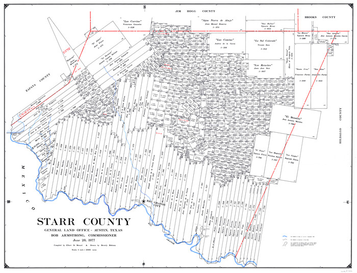 73292, Starr County, General Map Collection