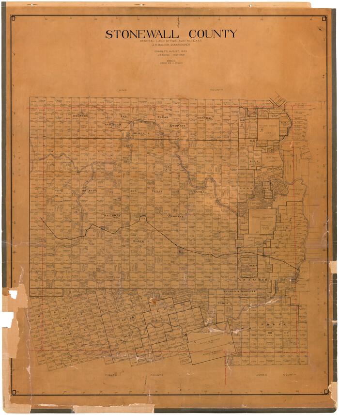 73295, Stonewall County, General Map Collection