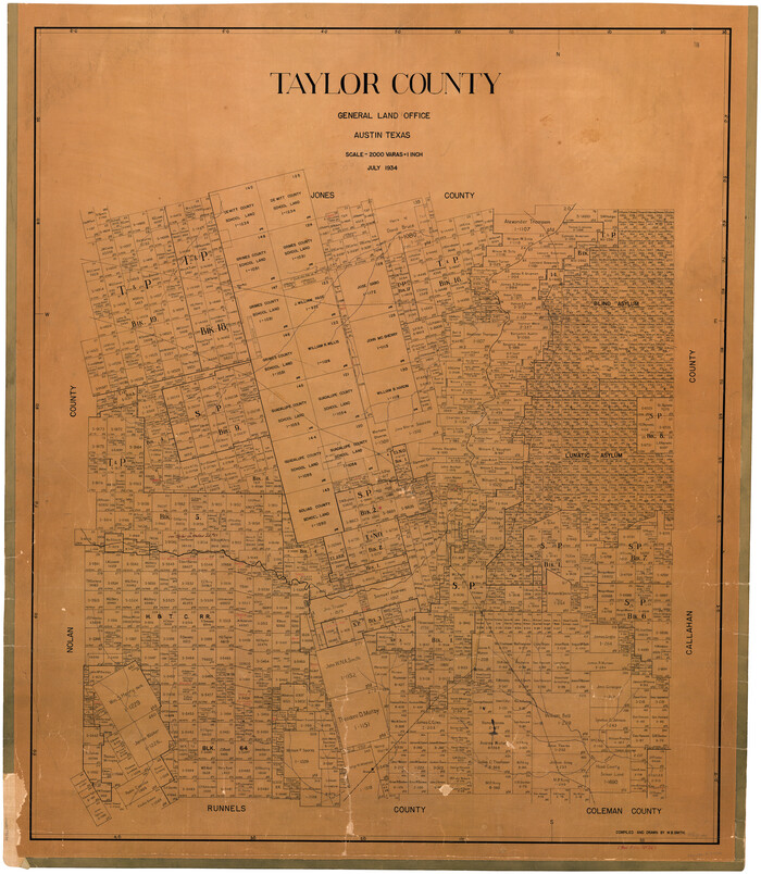 73299, Taylor County, General Map Collection