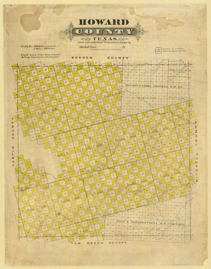733, Howard County, Texas, Maddox Collection