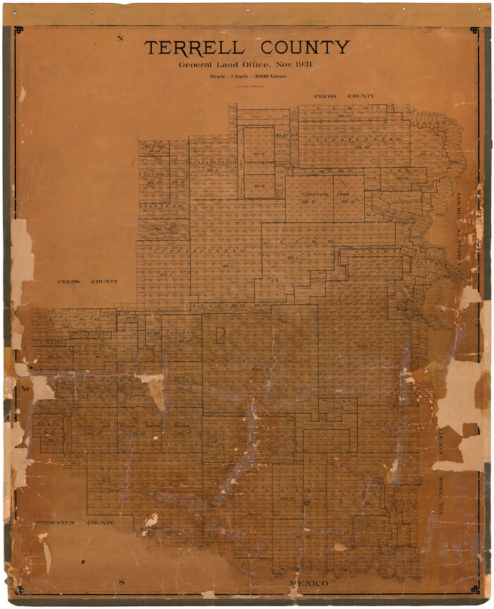 73300, Terrell County, General Map Collection