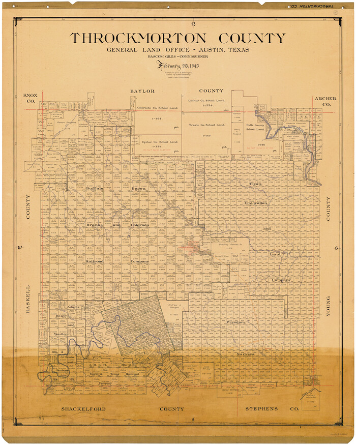 73302, Throckmorton County, General Map Collection
