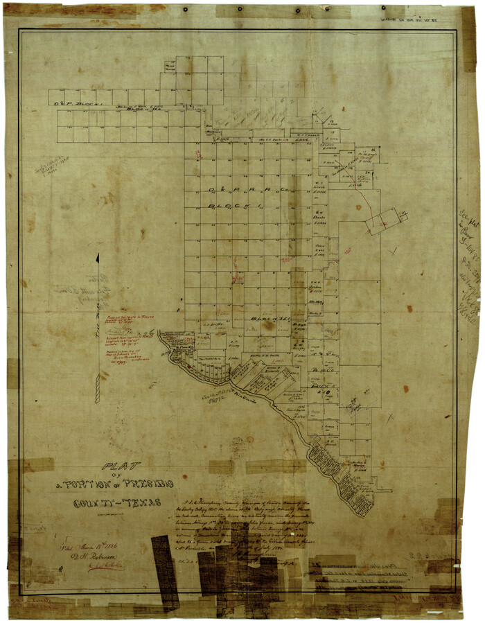 7331, Presidio County Rolled Sketch 22, General Map Collection