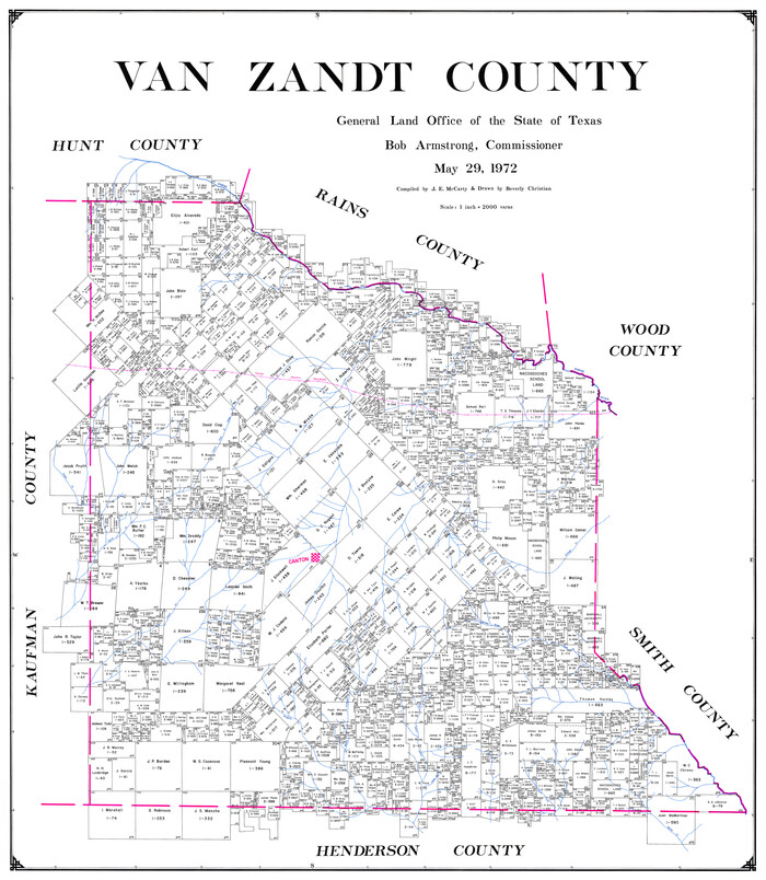 73312, Van Zandt County, General Map Collection