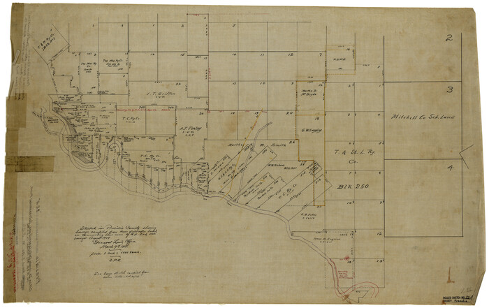 7332, Presidio County Rolled Sketch 22A, General Map Collection