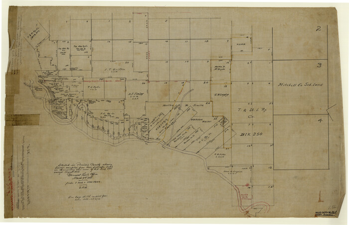 7332, Presidio County Rolled Sketch 22A, General Map Collection