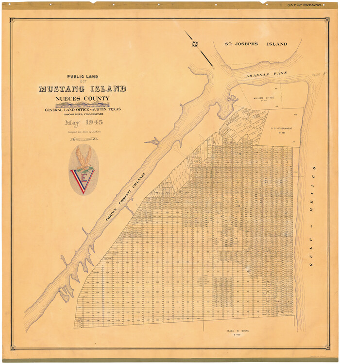 73335, Public Land on Mustang Island, Nueces County, General Map Collection
