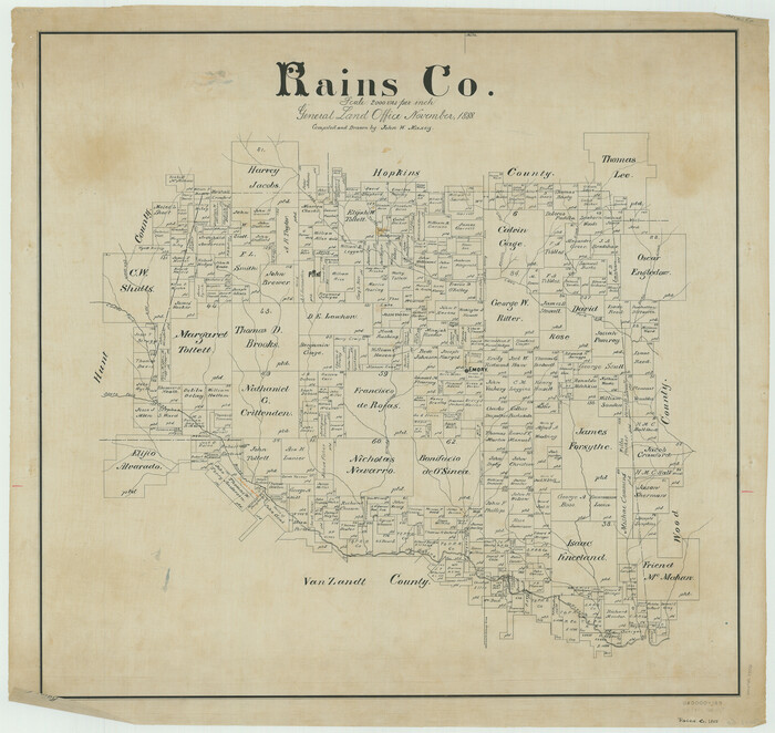 73336, Rains Co., General Map Collection