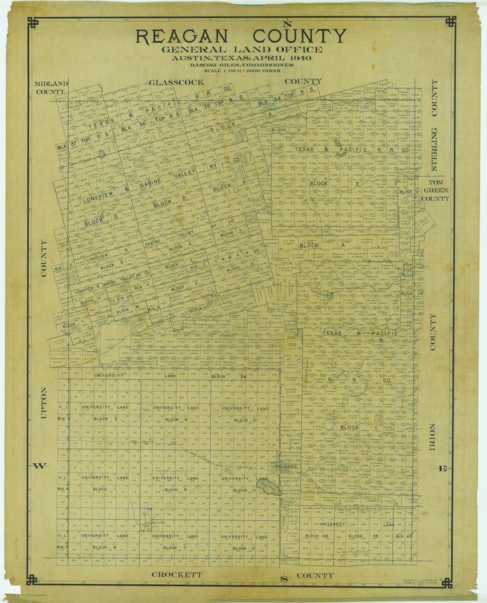 73341, Reagan County, General Map Collection