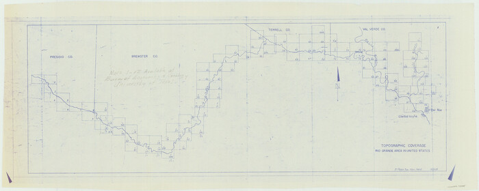 73345, Amistad International Reservoir on Rio Grande Key Sheet, General Map Collection