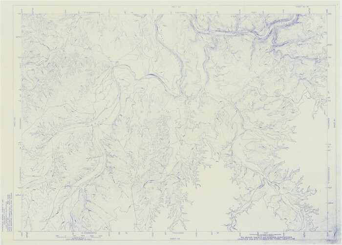 73348, Amistad International Reservoir on Rio Grande 63, General Map Collection